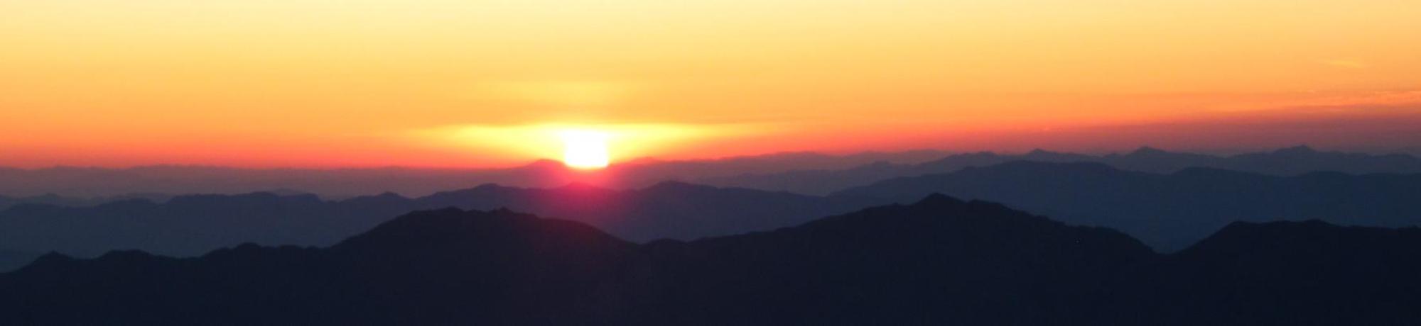 Sunrise from top of Mt. Whitney